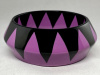 WT5 black & lilac resin claw bangle